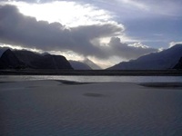 An evening at Indus Beach Skardu Baltistan - Pakistan